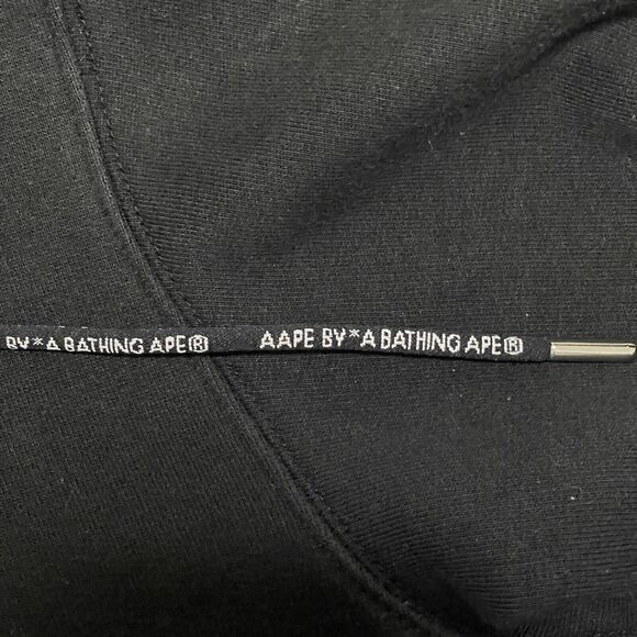 Aape By A Bathing Ape Hoodie Medium Black Somewhere In The AAPE Universe APUNVS - Picture 6 of 16